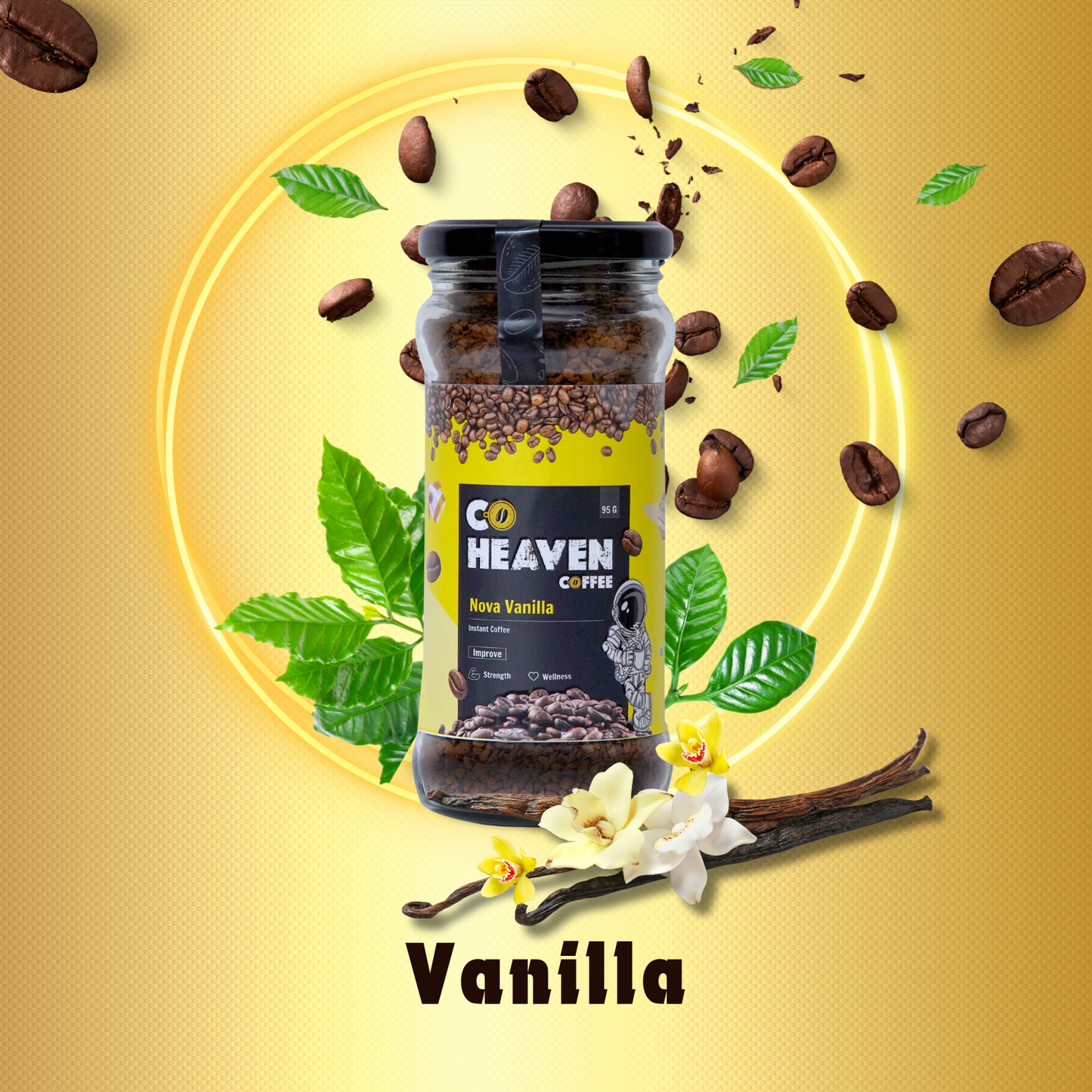 Nova Vanilla | Rich Aroma | Freeze Dried Instant Coffee