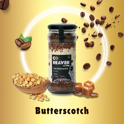 Titan Butterscotch | Rich Aroma | Freeze Dried Instant Coffee