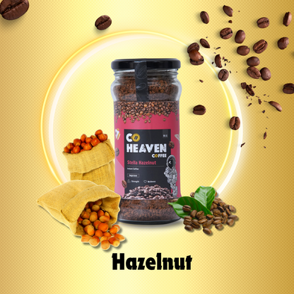 Stella Hazelnut | Rich Aroma | Freeze Dried Instant Coffee